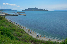 アクセスが良く交通量の少ない江田島