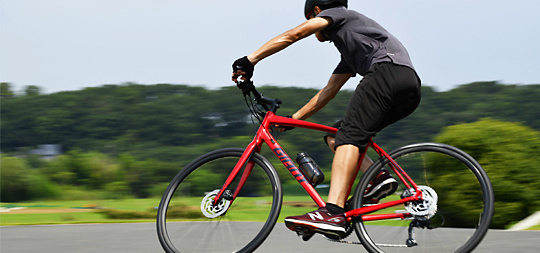 Giant Bicycles On Road