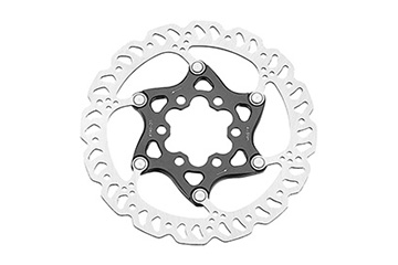 2-PIECE ROAD DISC ROTOR 6-BOLT 140MM 