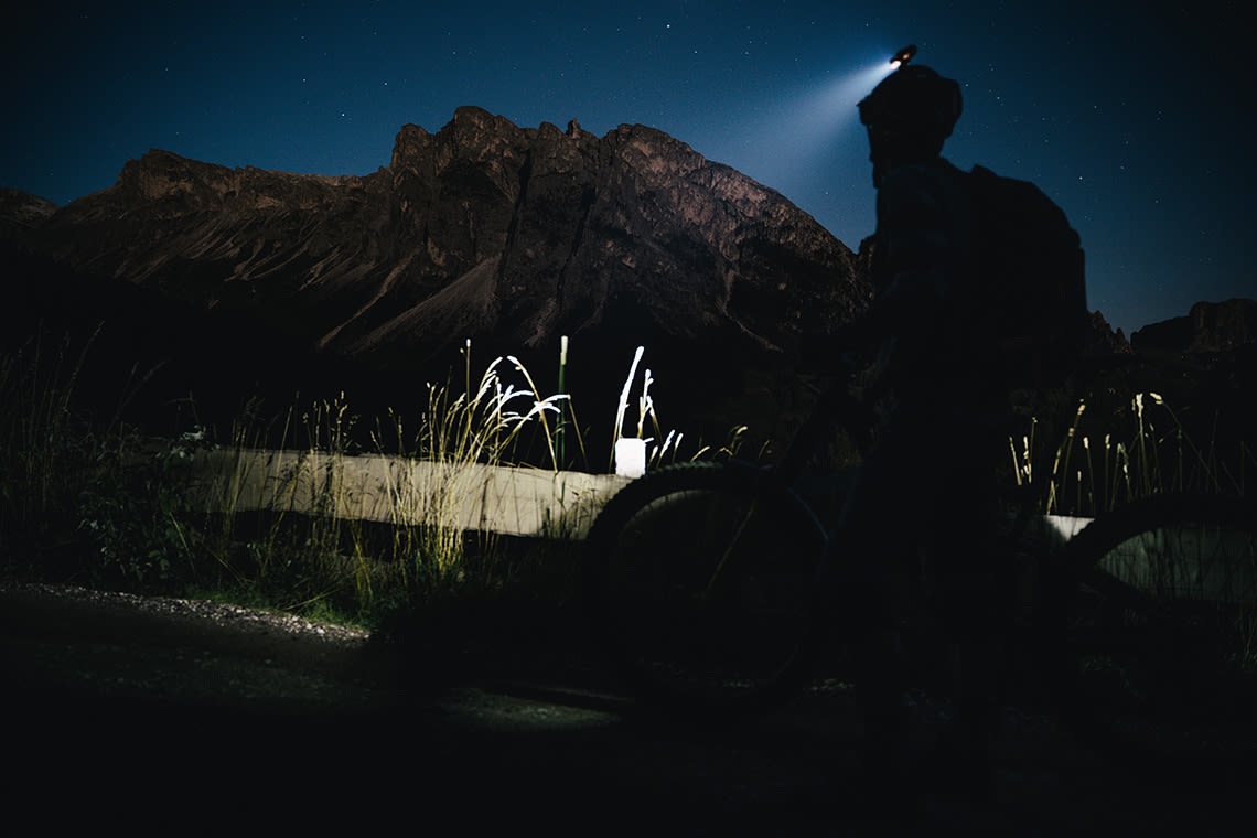 Riding in Dolomites